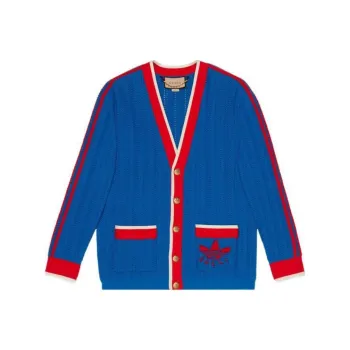 GUCCI x Adidas Originals FW22 Sweater Men's Blue