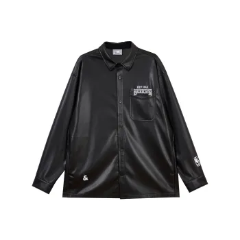 JACK JONES· x NBA Shirt Coat Men's Pure Black