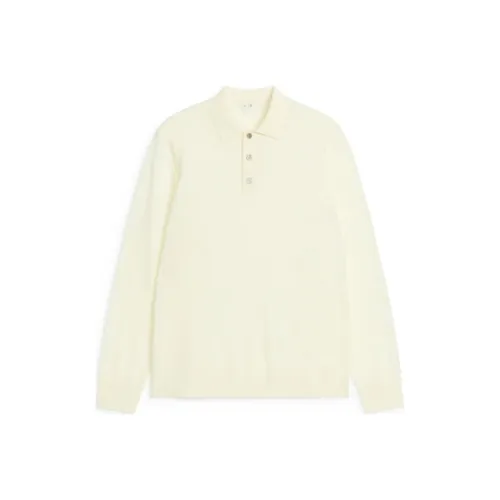 ARKET Sweaters Men Ecru