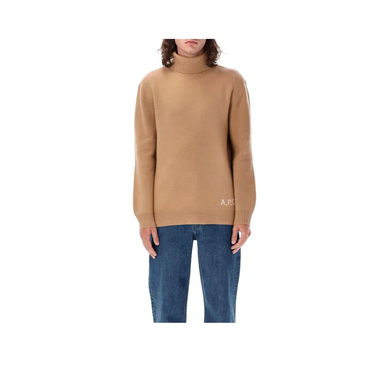 A.P.C Walter Roll Neck Jumper-0
