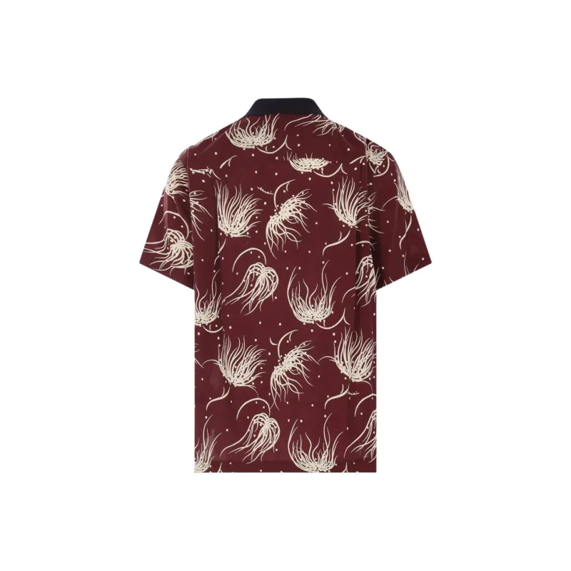Sacai Graphic print Polo Shirt-1
