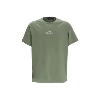 Polo Ralph Lauren Logo Embroidered Crewneck T Shirt