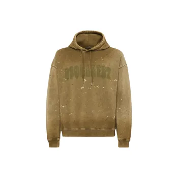 DSQUARED 2 Paint Splatter Detailed Drawstring Hoodie