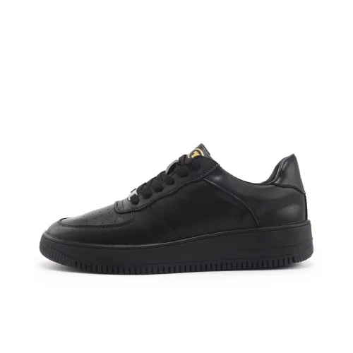 TOM TAILOR Low Top Skateboard Shoes Men's Black