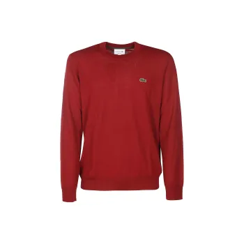 LACOSTE Fitted Knitwear Men's Red