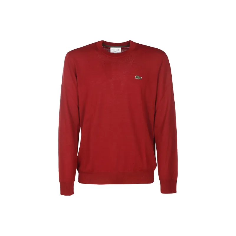 LACOSTE Fitted Knitwear Men's Red-0