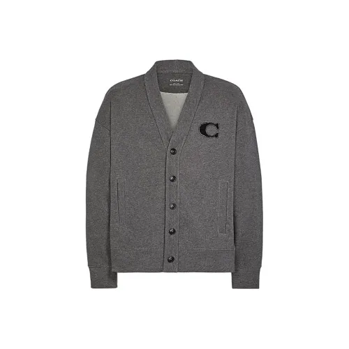 COACH Sweaters Men Gray