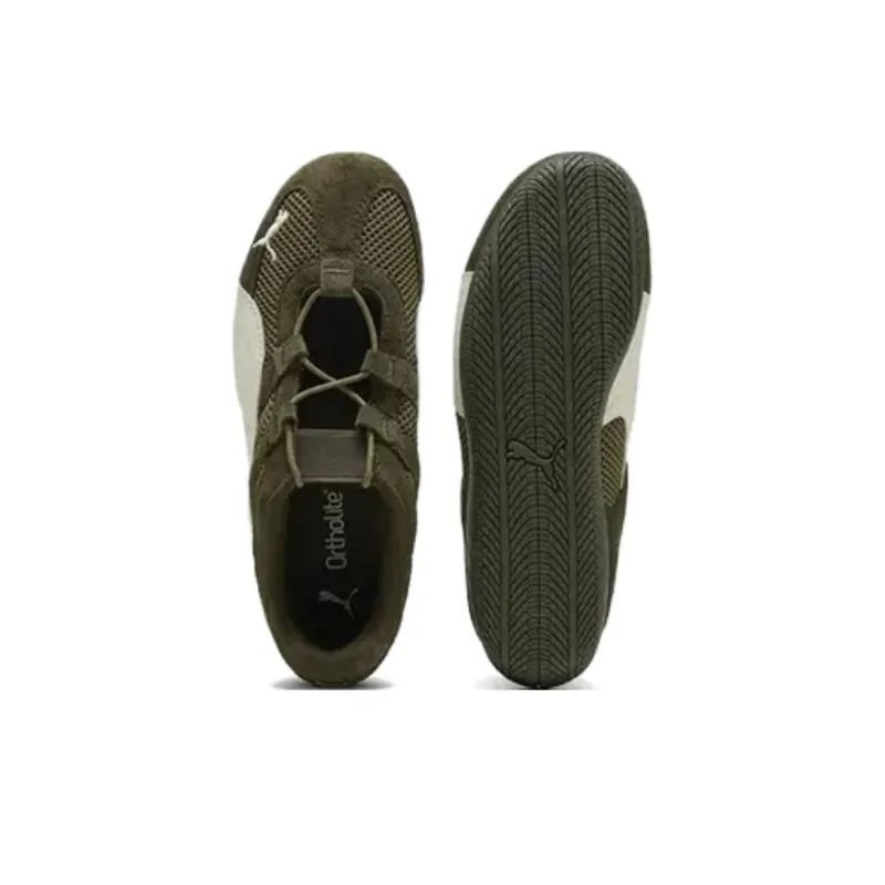 PUMA Speedcat Go Cushioning, Wear Resistant Low Top Casual Shoes Women's Olive Green-2