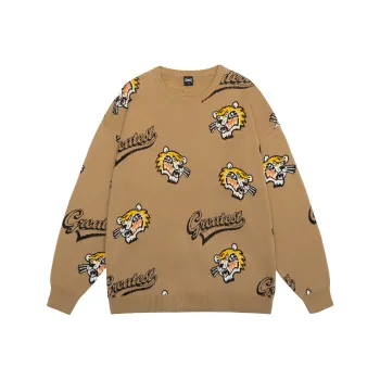 Loose Fit Sweater Unisex Earth Yellow