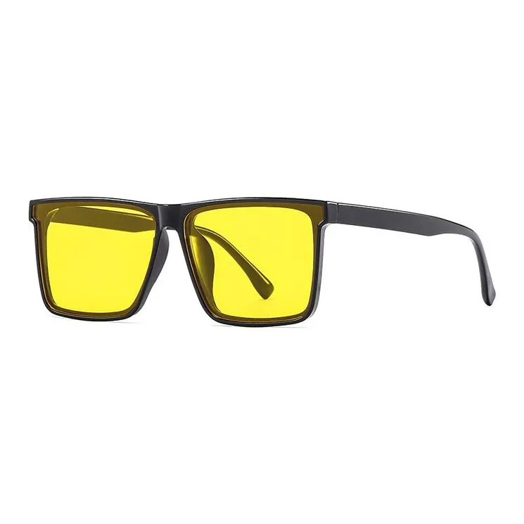 YUZHAOLIN TR/Memory Plastic Square Sunglasses Unisex-3
