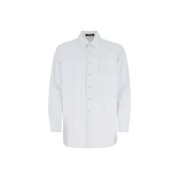 RAF SIMONS Logo Patch Buttoned Denim Shirt