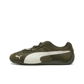 PUMA Speedcat Go Cushioning, Wear Resistant Low Top Casual Shoes Women's Olive Green