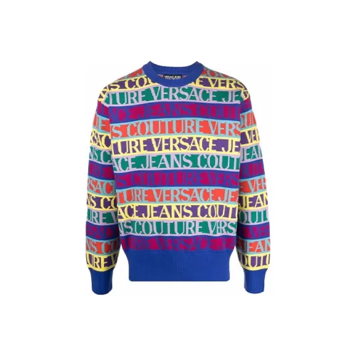 VERSACE JEANS COUTURE FW21 Sweater Men's Blue