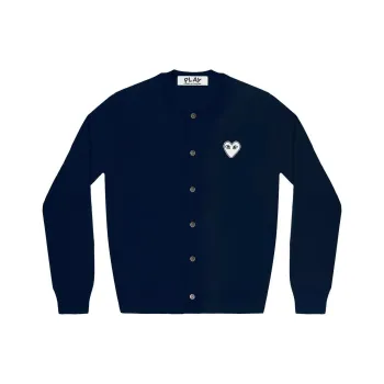 CDG Play Sweater Unisex Marine Blue