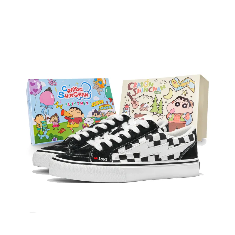 Crayon Shinchan Low Top Skateboard Shoes Unisex Gift Box Set-24