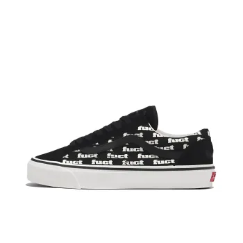 FUCT X Slam Jam x Vans Authentic Anti Slip Wear Resistant Low Top Skateboard Shoes Unisex Black