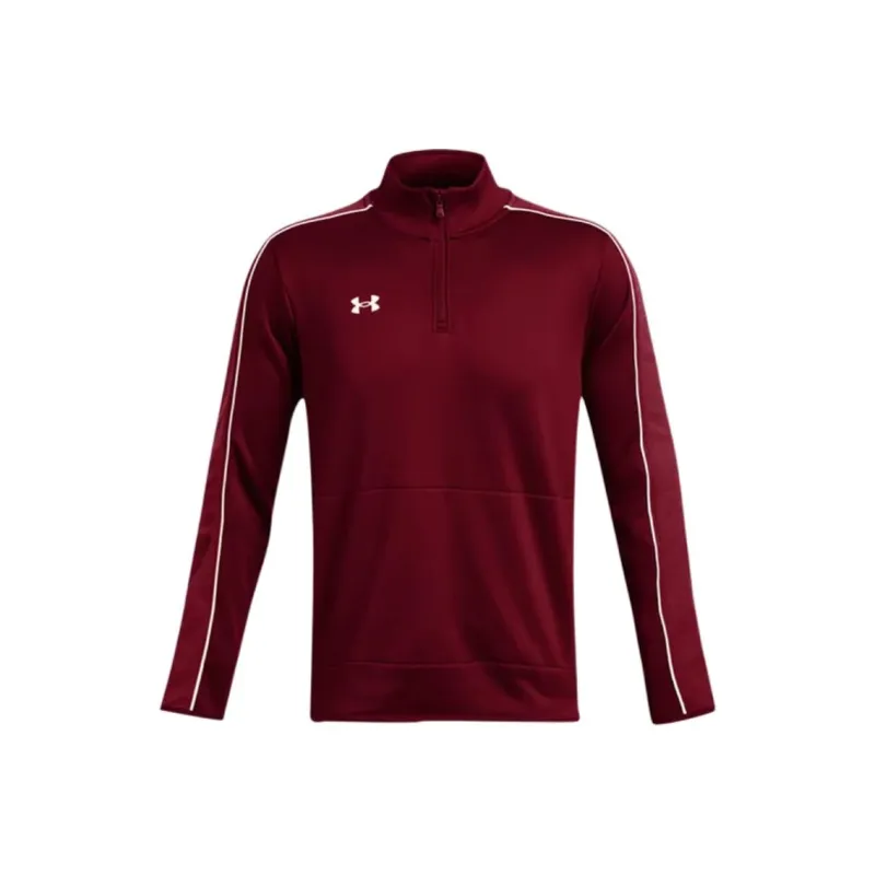 Under Armour Command Warm-Up ¼ Sweatshirt Men's Red Bishop/White-0