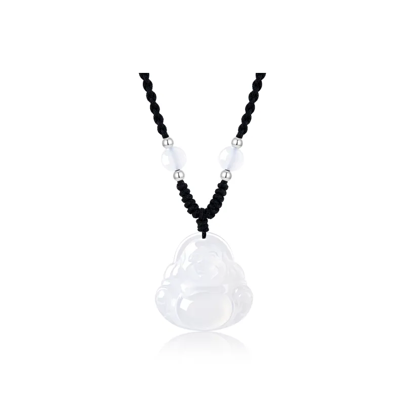Central Fashion Chalcedony Jade Necklaces Women's-0