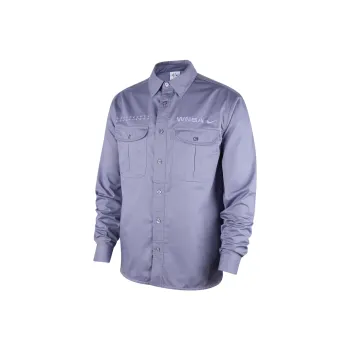 Nike Wnba 2024 All Star Weekend Men's Nike Woven Long Sleeve Button Up Shirt
