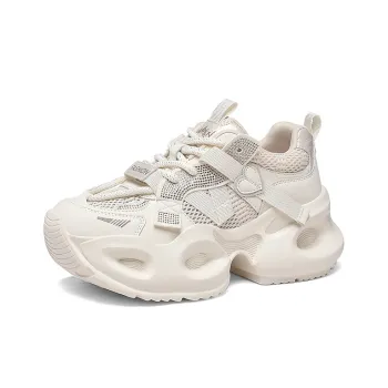 Golden Silk Rabbit Chunky Sneakers Women's
