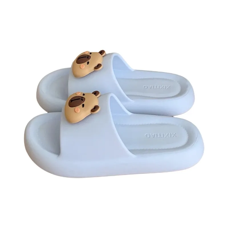 SHIGUDE Slippers Men's & Women's, Black-12