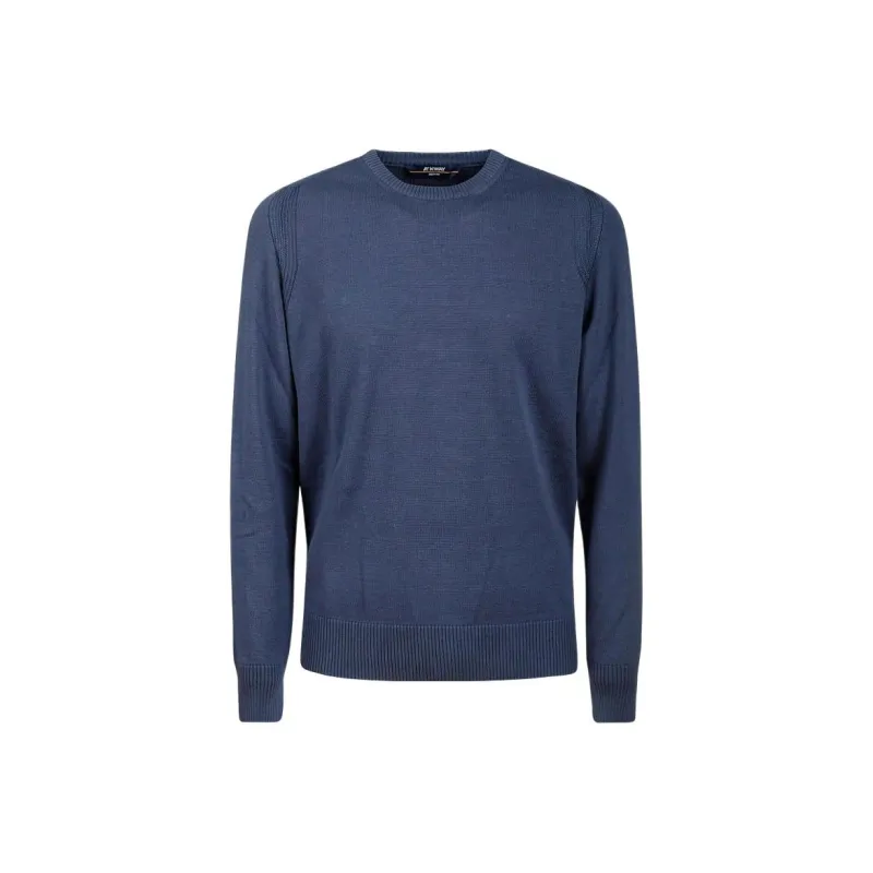 K WAY Sweaters Men Blue-0