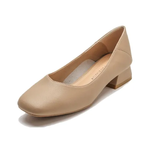 Than Than Me Casual Single Shoes Women's Khaki