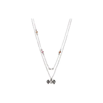 COACH Copper Necklaces Women's Silver