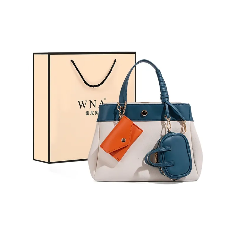 Vigno Canvas Handbag, One Shoulder, Crossbody Bag Women's Multicolor-29