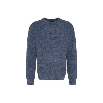 BARBOUR Logo-Patch Crewneck Jumper