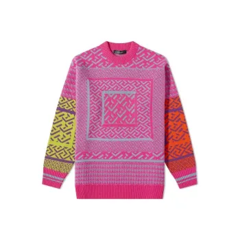 VERSACE Sweaters Men Pink