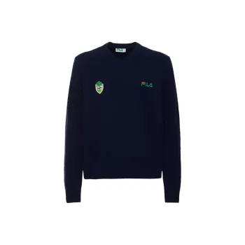 FILA FW24 Sweater Men's Dark Marine Blue