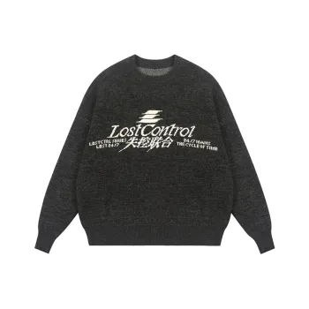LOSTCTRL Sweaters Unisex Black