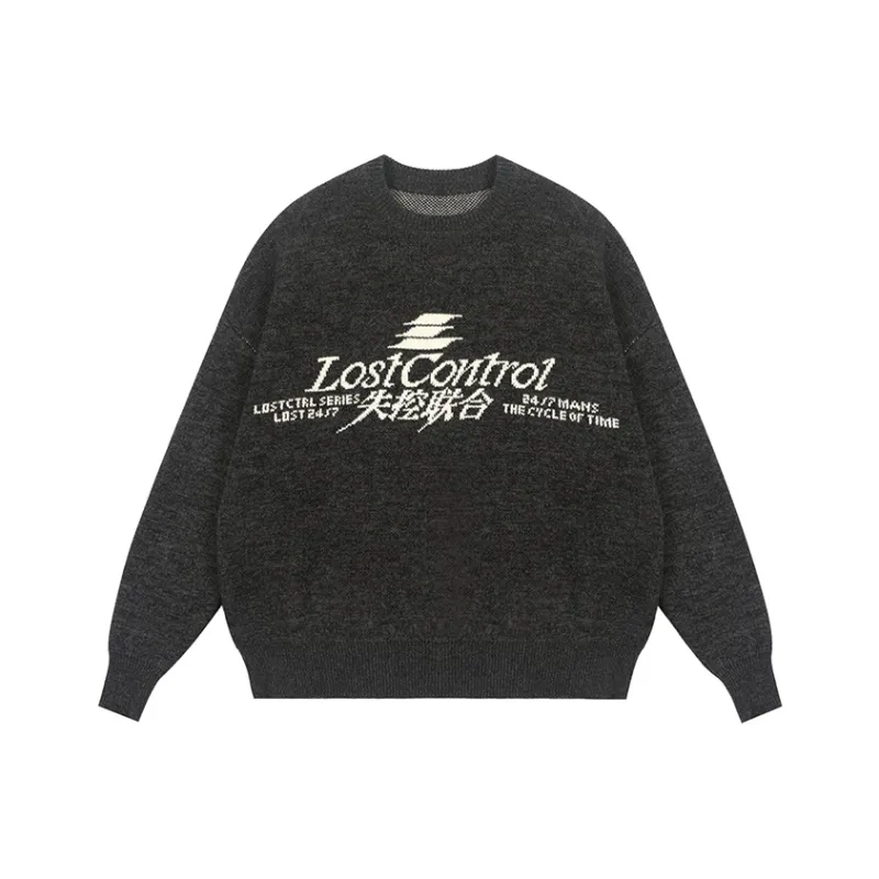 LOSTCTRL Sweaters Unisex Black-0