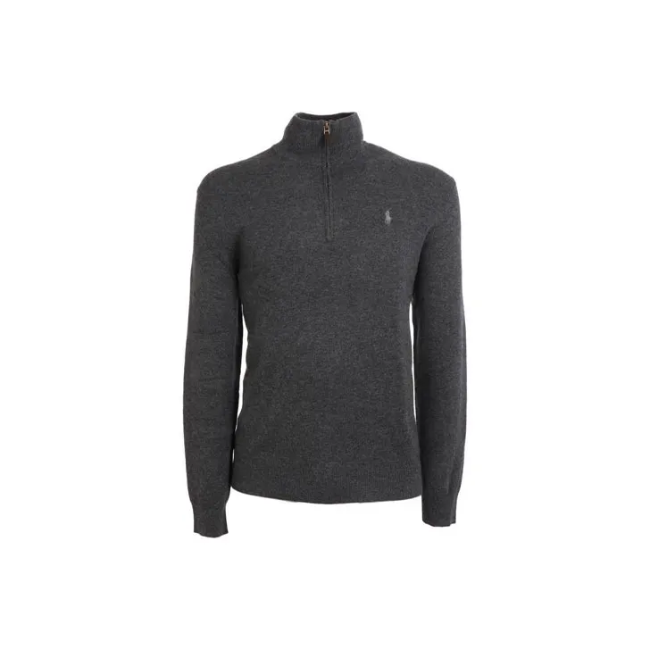 Polo Ralph Lauren Pony Embroidered Half-Zipped Jumper-0