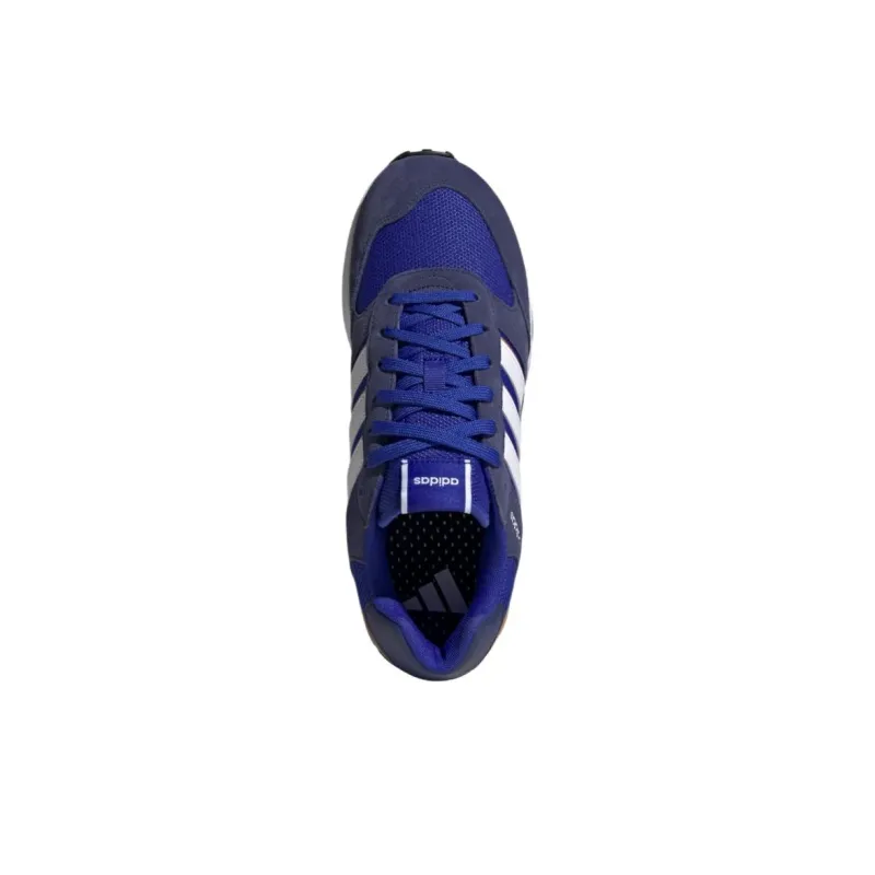 Adidas Run 80s Anti-Slip Wear-Resistant Low-Top Running Shoes Men's Blue-3
