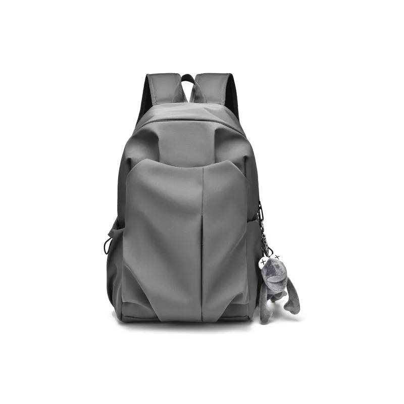 KAMLUI Abrasion Resistant Fabric Backpack Regular Unisex White/Gray/Black/Red-3