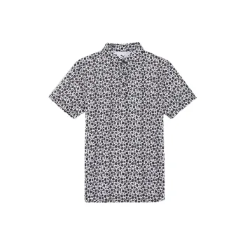 PUMA AOP SB Botanic Polo Shirt Men's Black