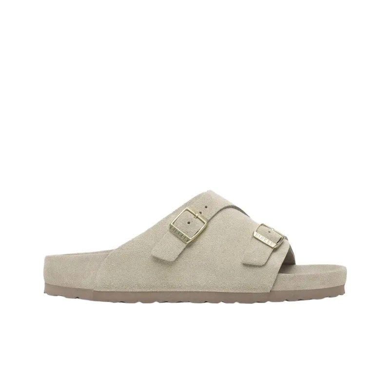 Birkenstock EVA Abrasion Resistant Slide Slippers Unisex Taupe Regular Loose Fit-1