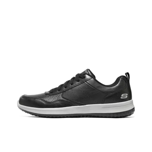 Skechers Go Walk Steady Anti Slip Wear Resistant Low Top Skateboard Shoes Men's Black White