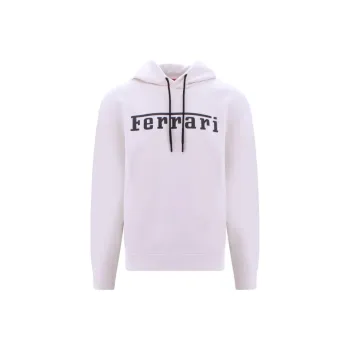 Ferrari Logo-print Fleece Hoodie