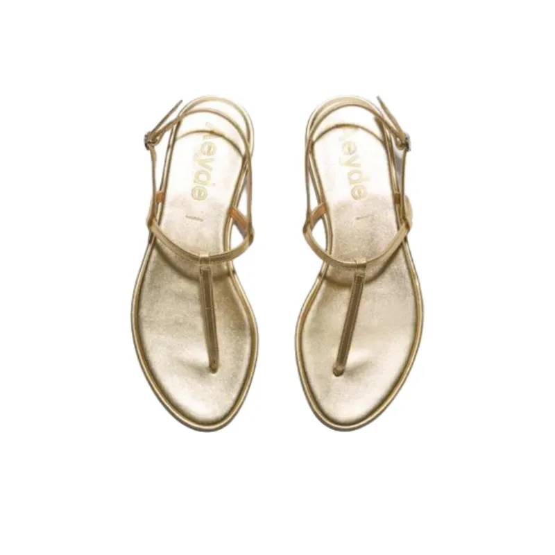 Aeyde Nala One Strap Sandals Women's Gold-3