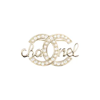 CHANEL Brooches Women's Gold