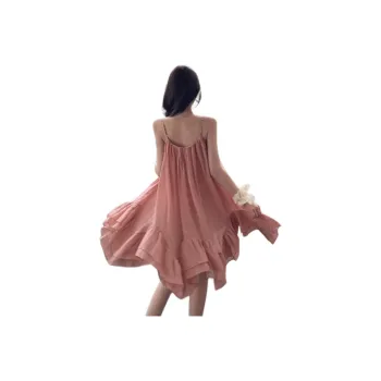 Mu Xiao Xin Slip Dress Women's Pink