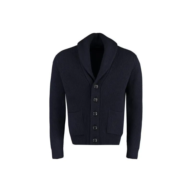 Drumohr Shawl-lapels Chunky-knit Cardigan-0