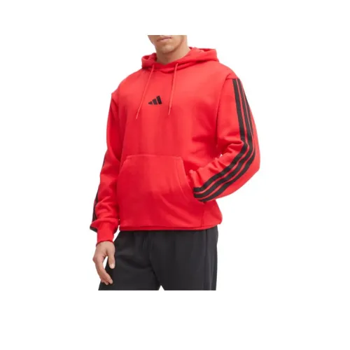 Adidas Free Shipping With AdiClub Essentials 3 Stripes Fleece Hoodie