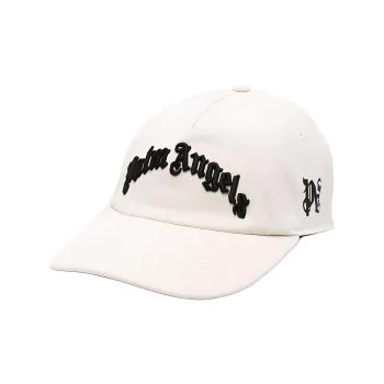 PALM ANGELS Curved Logo Cap