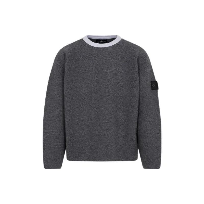 STONE ISLAND Sweater Men's Tin Gray-0