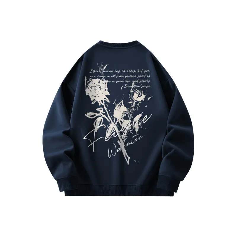 Feiyue Crew Neck Sweatshirt Without Hood Unisex-15
