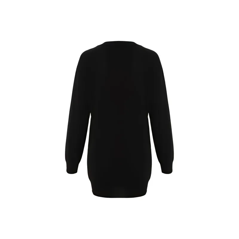 MOSCHINO Long Sleeved Dresses Women's Black-1
